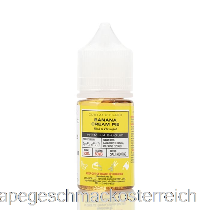 Bananencremetorte – BSX-Salzserie – 30 Ml, 50 Mg Vape-Geschmack